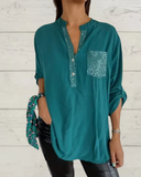 Camisa com Decote V Natália