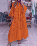 Vestido Longo com Bordado Esther