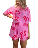 Conjunto com Mangas Curtas Samira