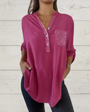 Camisa com Decote V Natália