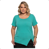Blusa com Fenda Lateral Ellen - Coleção Nuvem Brasileira