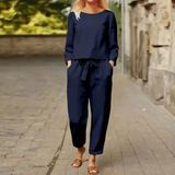 Conjunto Calça e Blusa Siena Manga Longa - Manga Rosa