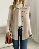 Colete de Cotelê Clássico Córdoba