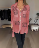 Camisa de Algodão com Botão Lela