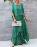 Conjunto Elegante Chiffon Ísis