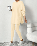 Conjunto de Malha Canelada Luiza