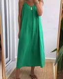 Vestido Solto de Spaghetti Midori