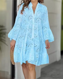 Vestido Longo com Bordado Esther