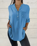 Camisa com Decote V Natália