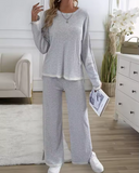 Conjunto Calça e Blusa Kátia- Manga Longa