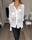 Camisa de Algodão com Botão Lela