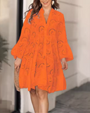 Vestido Longo com Bordado Esther