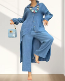 Conjunto de Botão Único Angélica