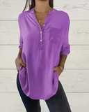 Camisa com Decote V Natália