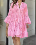 Vestido Longo com Bordado Esther