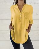 Camisa com Decote V Natália