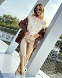 Blusa Brilhante com Lantejoulas Vênus