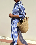 Blusa Chemise com Listras Sarah