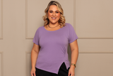 Blusa com Fenda Lateral Ellen - Coleção Nuvem Brasileira