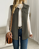 Colete de Cotelê Clássico Córdoba