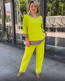 Conjunto com Calças Largas Monique