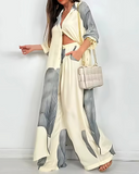 Conjunto de Blusa Aberta Patrícia