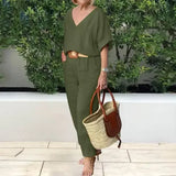 Conjunto Tainara Manga Rosa