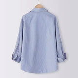 Blusa com Listras Azuis Valentina