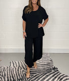 Conjunto Bella Dona Manga Rosa