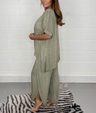 Conjunto Bella Dona Manga Rosa